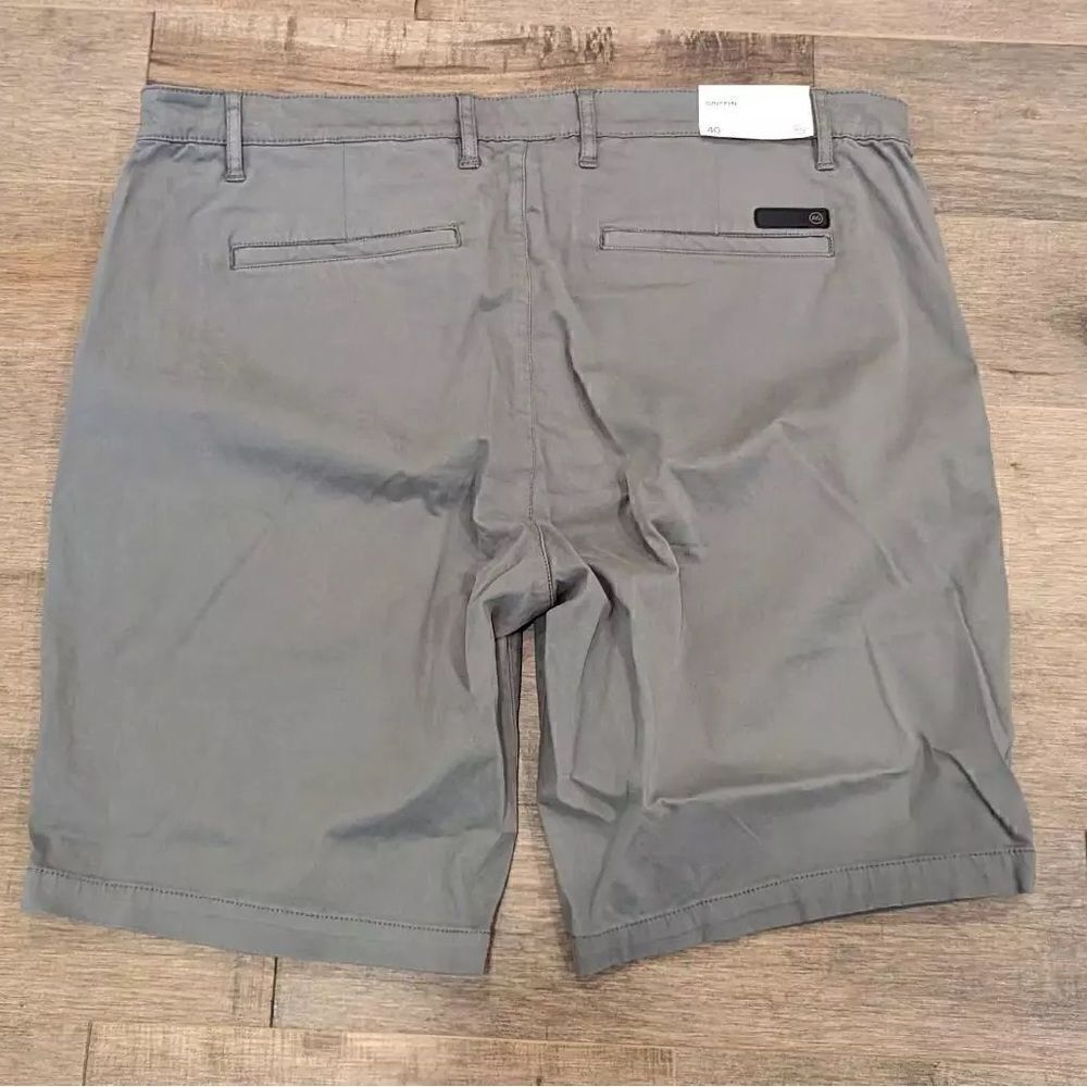 AG Los Angeles NWT Griffin 10" Cotton Blend Tailored Fit Shorts LightSterling 30 - Picture 6 of 9